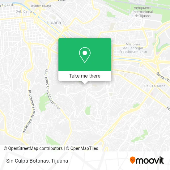 Sin Culpa Botanas map