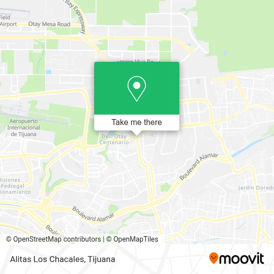 Alitas Los Chacales map