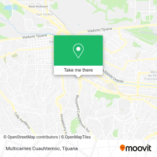 Multicarnes Cuauhtemoc map