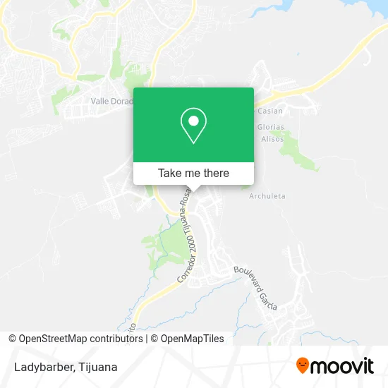 Ladybarber map