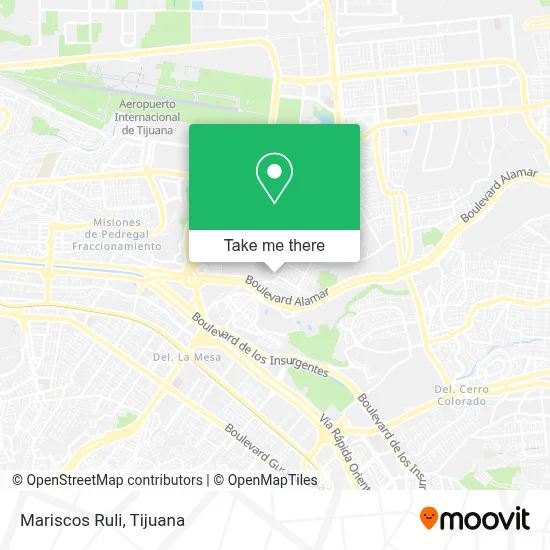 Mariscos Ruli map