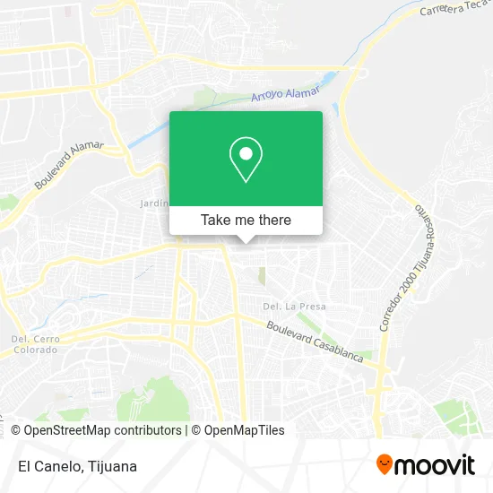 El Canelo map