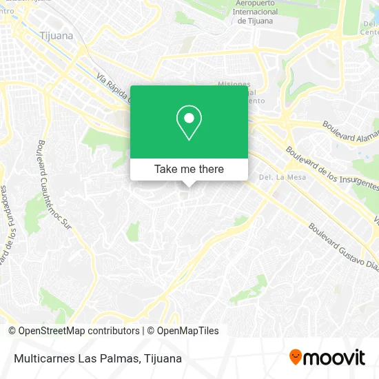 Multicarnes Las Palmas map