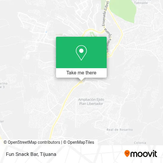 Fun Snack Bar map