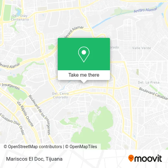 Mariscos El Doc map