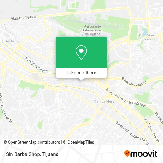 Sin Barba Shop map