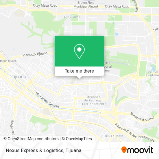 Nexus Express & Logistics map