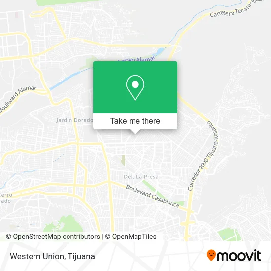 Western Union map