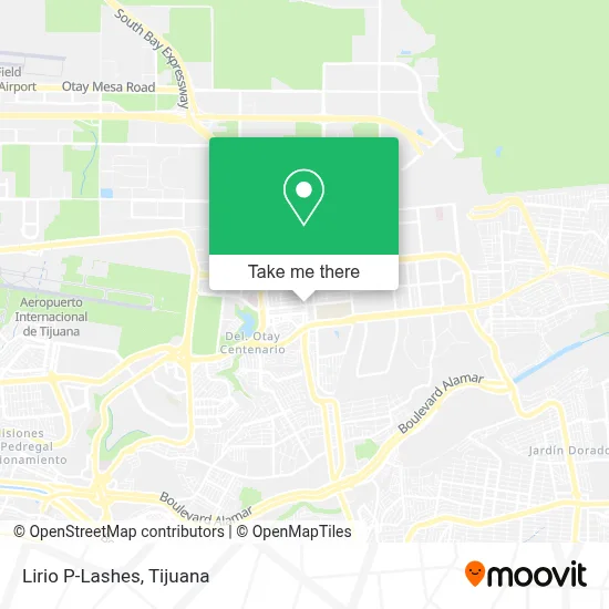 Lirio P-Lashes map
