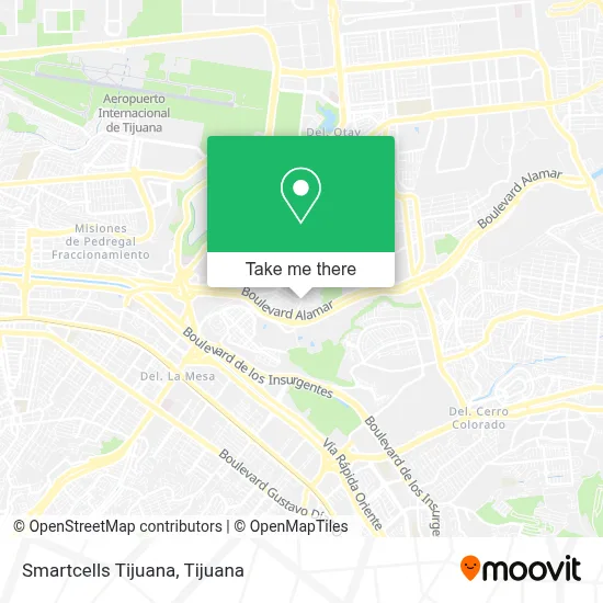 Smartcells Tijuana map