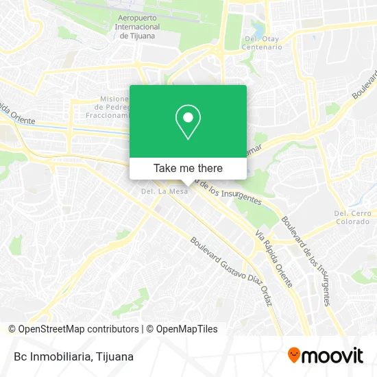 Bc Inmobiliaria map