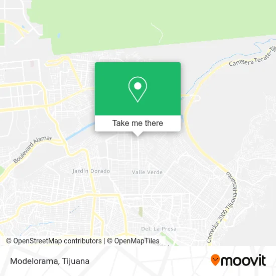 Modelorama map