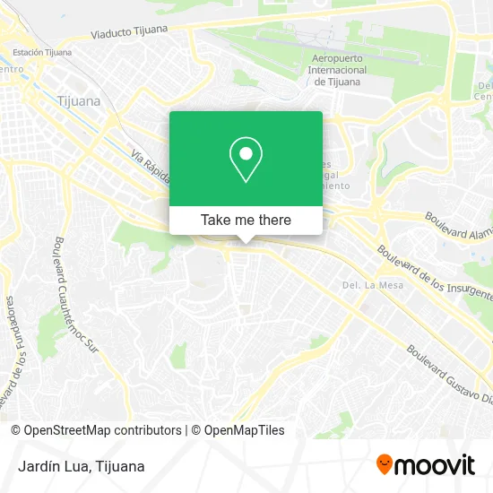 Jardín Lua map