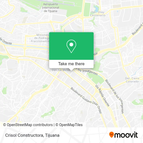 Crisol Constructora map