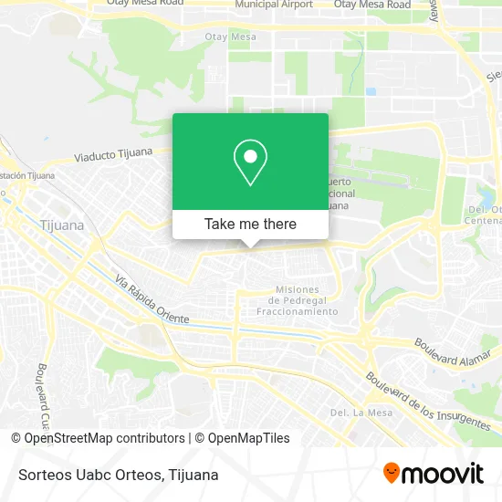 Sorteos Uabc Orteos map
