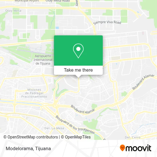Modelorama map