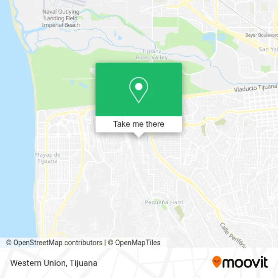 Western Union map