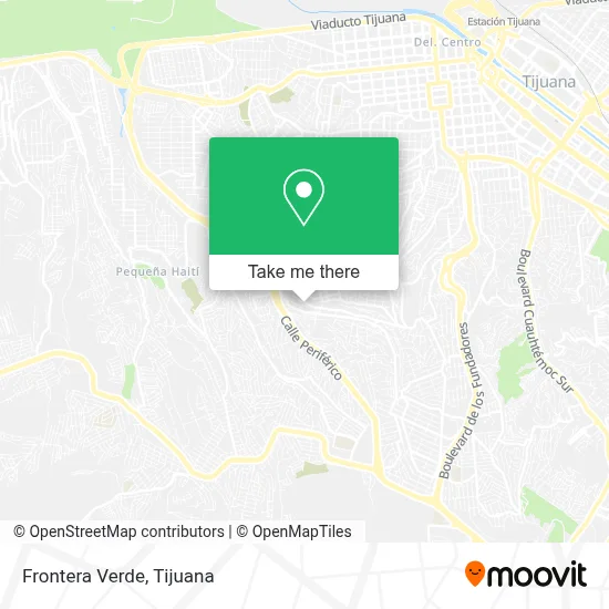 Frontera Verde map