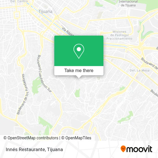 Innés Restaurante map