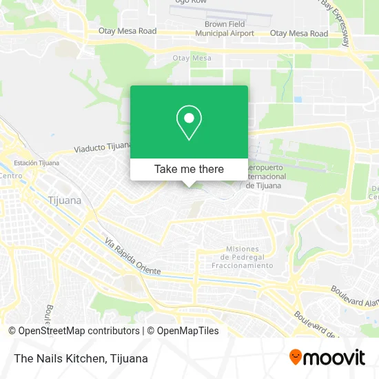 The Nails Kitchen map
