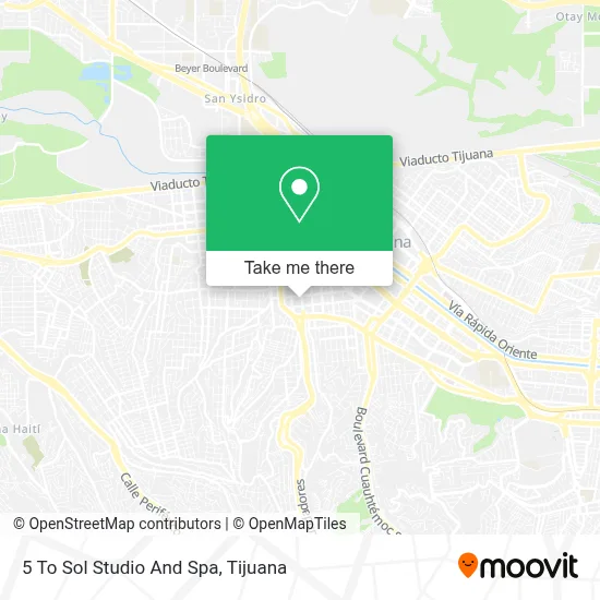 5 To Sol Studio And Spa map