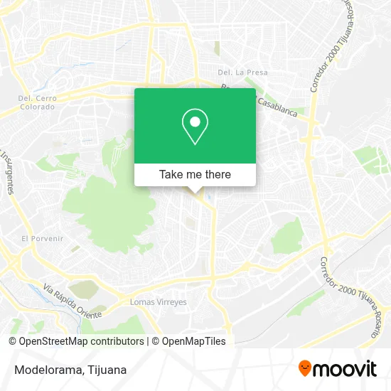 Modelorama map