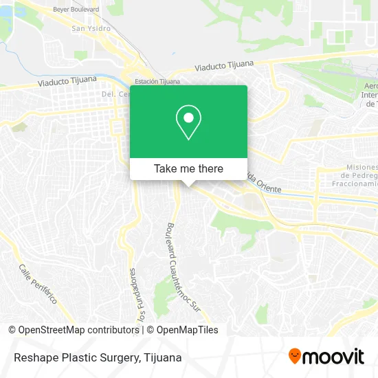 Reshape Plastic Surgery map
