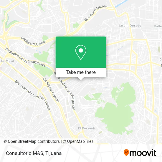 Consultorio M&S map