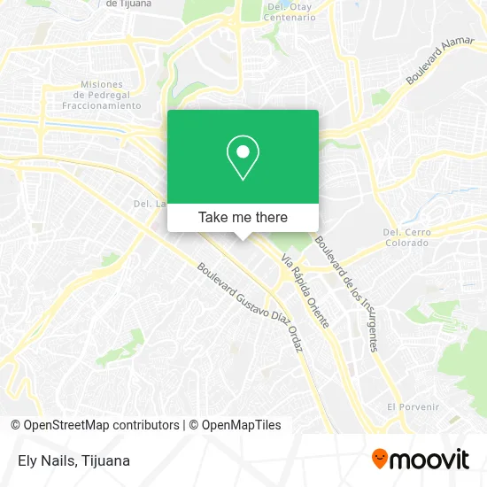 Ely Nails map