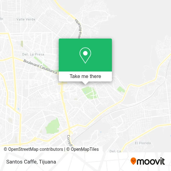 Santos Caffe map