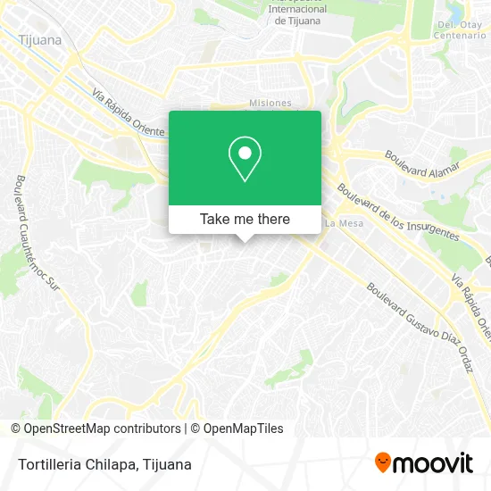 Tortilleria Chilapa map