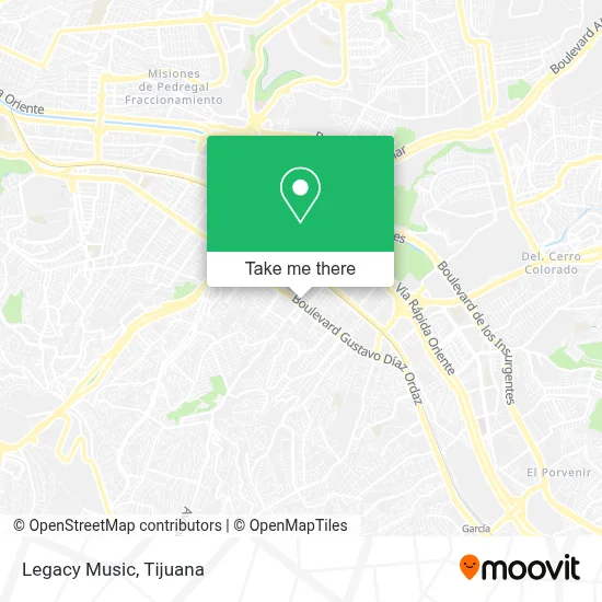 Legacy Music map