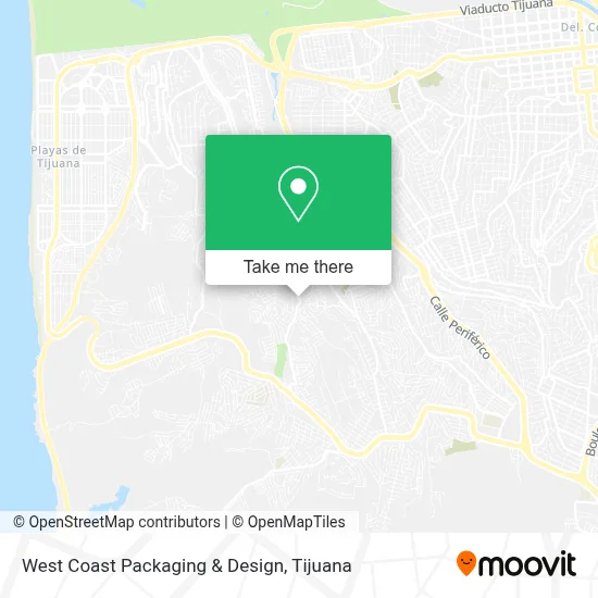 West Coast Packaging & Design map