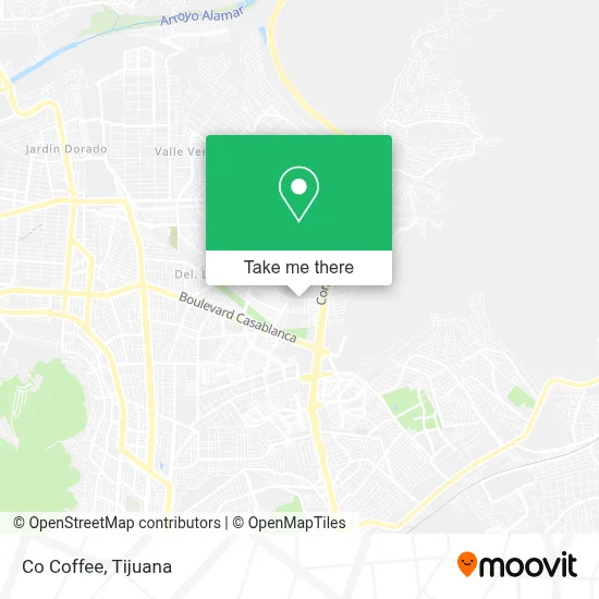 Co Coffee map
