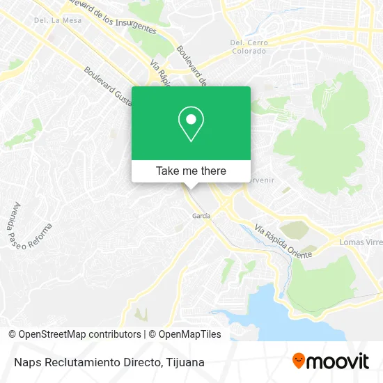 Naps Reclutamiento Directo map