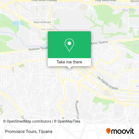 Promoace Tours map