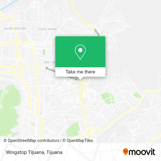 Wingstop Tijuana map