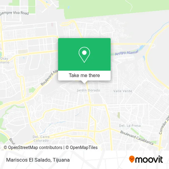 Mariscos El Salado map