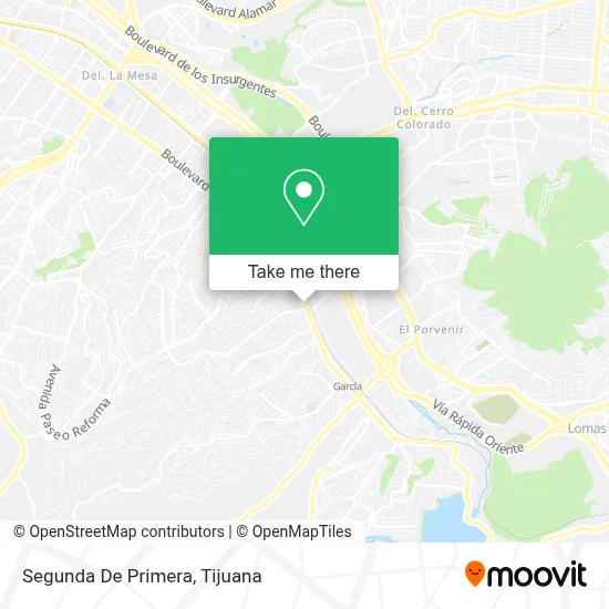 Segunda De Primera map