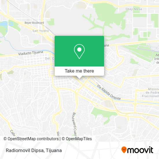 Radiomovil Dipsa map