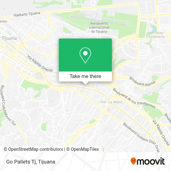 Go Pallets Tj map