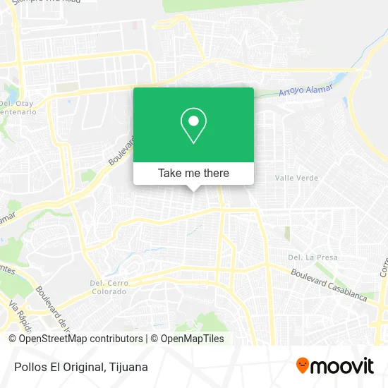 Pollos El Original map