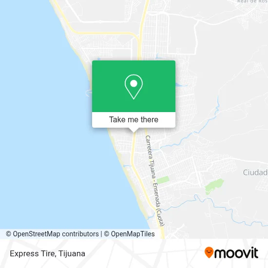 Express Tire map