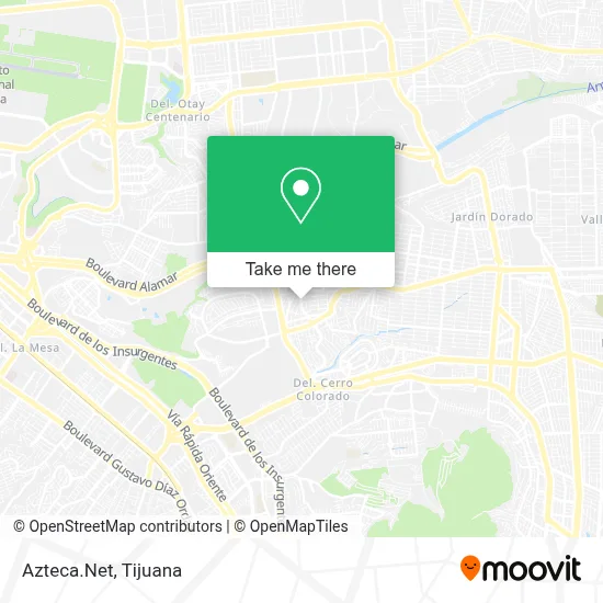 Azteca.Net map