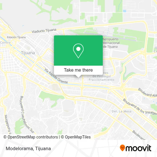 Modelorama map