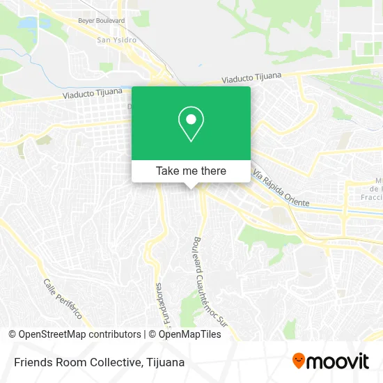 Friends Room Collective map