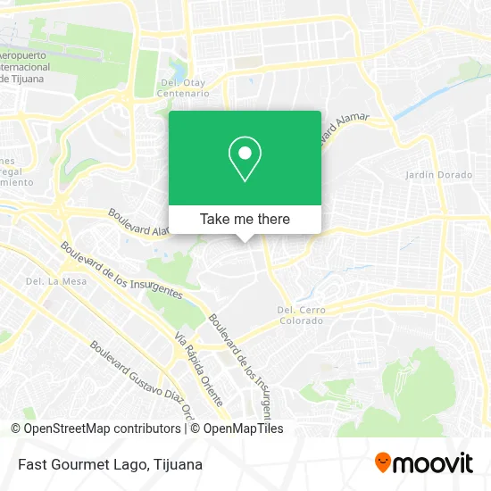 Fast Gourmet Lago map