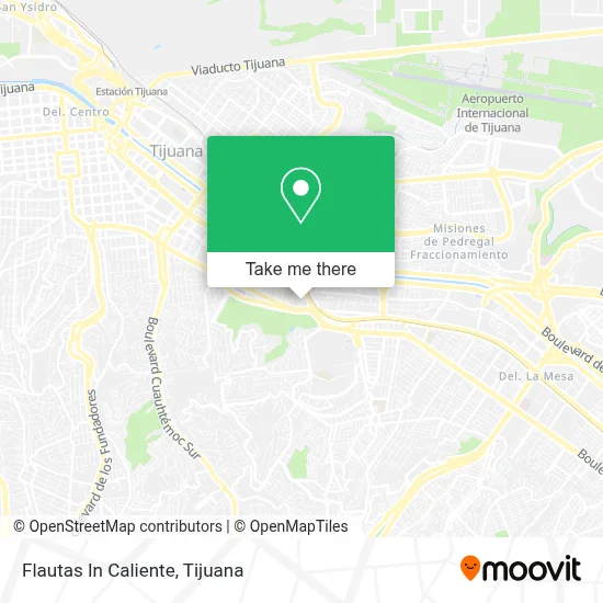 Flautas In Caliente map