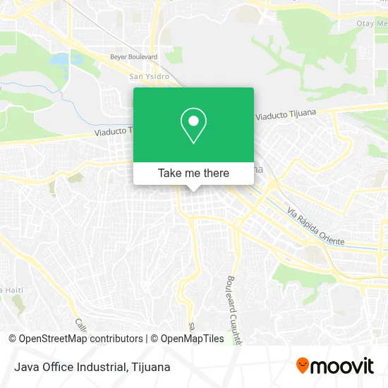 Java Office Industrial map