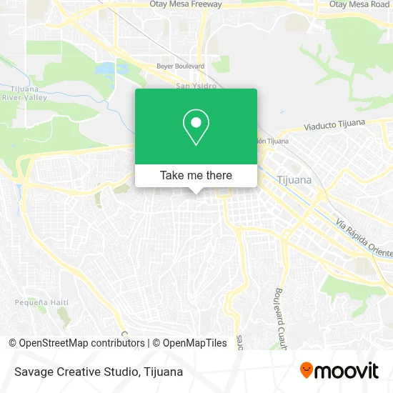 Savage Creative Studio map